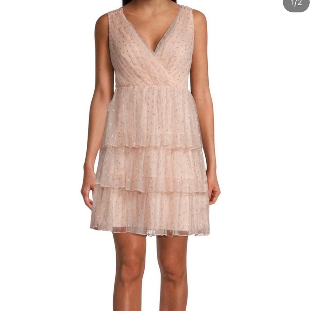 Mini Ruffled Tiered Tulle Dress - Picture 7 of 13